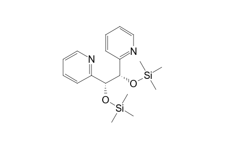 Pyridine, 2,2'-[1,2-bis[(trimethylsilyl)oxy]-1,2-ethanediyl]bis-, (R*,S*)-