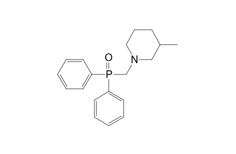 diphenyl[(3-methylpiperidino)methyl]phosphine oxide