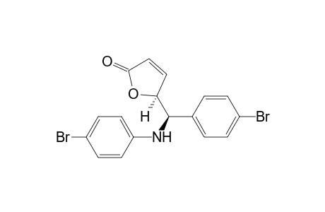 (S)-5-((R)-(4-Bromophenyl)(4-bromophenylamino)-methyl)furan-2(5H)-one