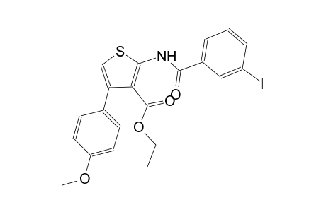 ethyl 2-[(3-iodobenzoyl)amino]-4-(4-methoxyphenyl)-3-thiophenecarboxylate