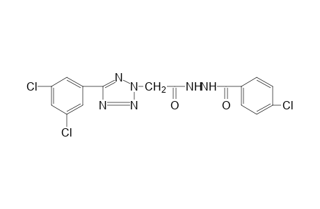 1-(p-chlorobenzoyl)-2-{[5-(3,5-dichlorophenyl)-2H-tetrazol-2-yl]acetyl}hydrazine