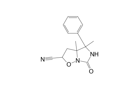 Imidazo[1,5-b]isoxazole-2-carbonitrile, hexahydro-3a,4-dimethyl-6-oxo-4-phenyl-