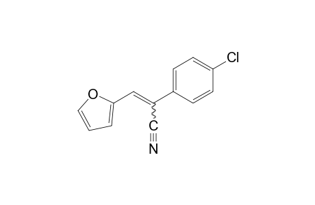 alpha-(p-CHLOROPHENYL)-2-FURANACRYLONITRILE
