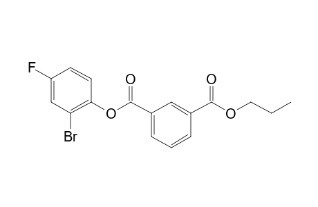 Isophthalic acid, 2-bromo-4-fluorophenyl propyl ester