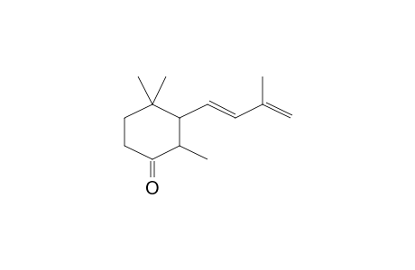 2,4,4-Trimethyl-3-[(1E)-3-methyl-1,3-butadienyl]cyclohexanone