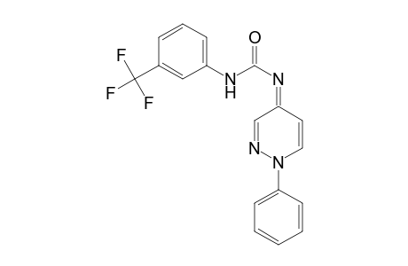 Urea, (1-phenyl-4(1H)-pyridazinylidene)[3-(trifluoromethyl)phenyl]-