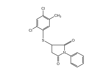 2-[(4,6-dichloro-m-tolyl)thio]-N-phenylsuccinimide