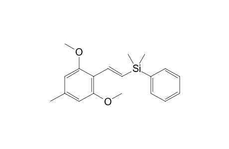 (E)-2-(2-Phenyldimethylsilylethenyl)-1,3-dimethoxy-5-methylbenzene