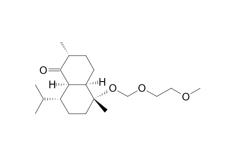 1(2H)-Naphthalenone, octahydro-5-[(2-methoxyethoxy)methoxy]-2,5-dimethyl-8-(1-methylethyl) -, (2.alpha.,4a.alpha.,5.beta.,8.alpha.,8a.alpha.)-(.+-.)-