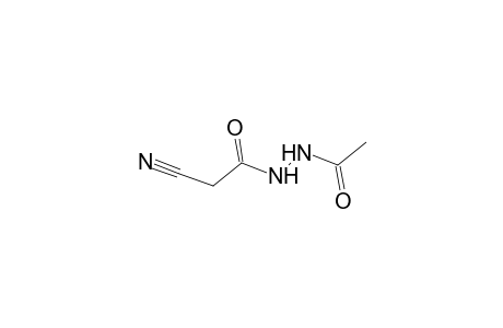 1-acetyl-2-(cyanoacetyl)hydrazine