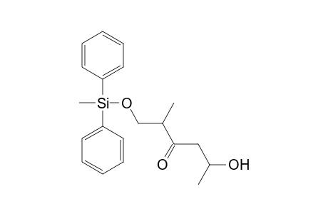 1-Diphenylmethylsilyloxy-2-methylhexan-5-ol-3-one