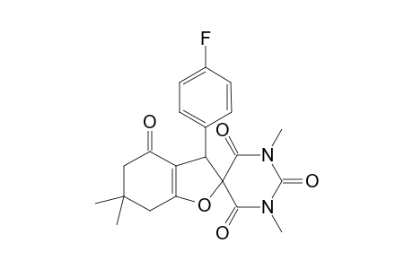 3-(4-Fluorophenyl)-1',3',6,6-tetramethyl-3,5,6,7-tetrahydro-2'H,4H-spiro-[benzo-furan-2,5'-pyrimidine]-2',4,4',6'(1'H,3'H)-tetraone