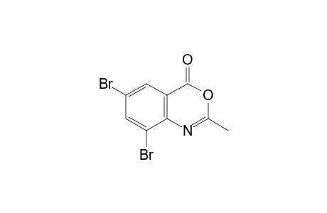 6,8-dibromo-2-methyl-4H-3,1-benzoxazin-4-one