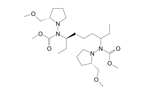 (1R,5R,2'S,2''S)-(-)-N-(2-Methoxymethylpyrrolidine-1-yl)-N-{5-[(2-methoxymethylpyrrolidine-1-yl)methoxycarbonylamino]1-ethylheptyl}methylcarbamate