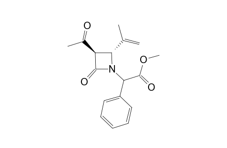 ((2R,3R)-3-Acetyl-2-isopropenyl-4-oxo-azetidin-1-yl)-phenyl-acetic acid methyl ester