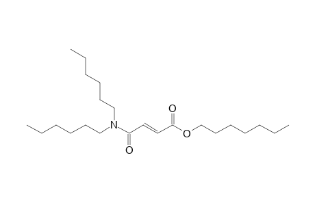 Fumaric acid, monoamide, N,N-dihexyl-, heptyl ester