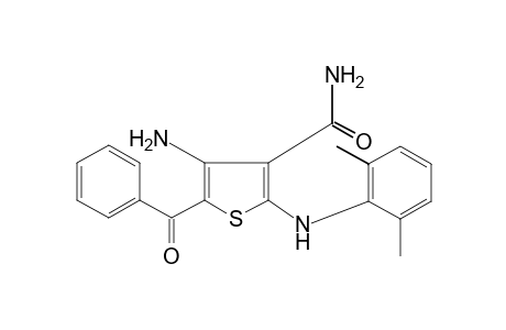 4-amino-5-benzoyl-2-(2,6-xylidino)-3-thiophenecarboxamide