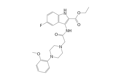 ethyl 5-fluoro-3-({[4-(2-methoxyphenyl)-1-piperazinyl]acetyl}amino)-1H-indole-2-carboxylate