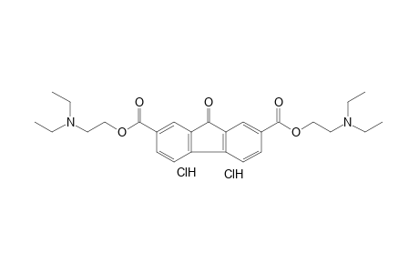 9-oxofluorene-2,7-dicarboxylic acid, bis[2-(diethylamino)ethyl]ester, dihydrochloride