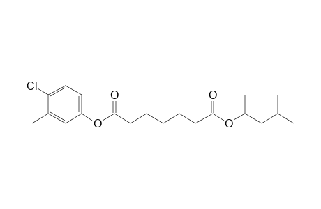 Pimelic acid, 4-chloro-3-methylphenyl 4-methyl-2-pentyl ester