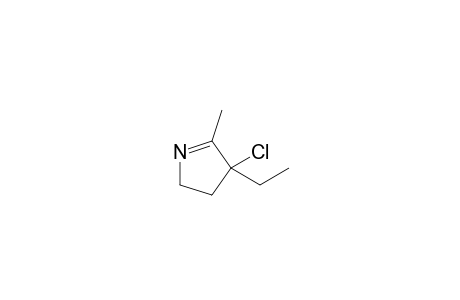 3-Chloro-3-ethyl-2-methyl-1-pyrroline