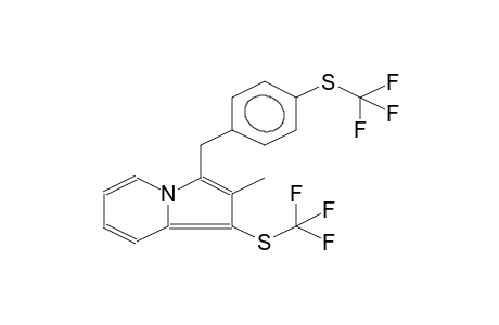 1-(4-TRIFLUOROMETHYLTHIOBENZYL)-3-TRIFLUOROMETHYLTHIO-2-METHYLINDOLIZINE