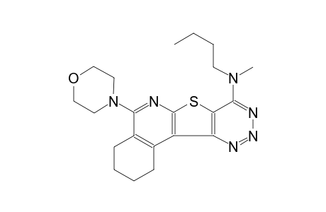 N-butyl-N-methyl-5-(4-morpholinyl)-1,2,3,4-tetrahydro[1,2,3]triazino[4',5':4,5]thieno[2,3-c]isoquinolin-8-amine