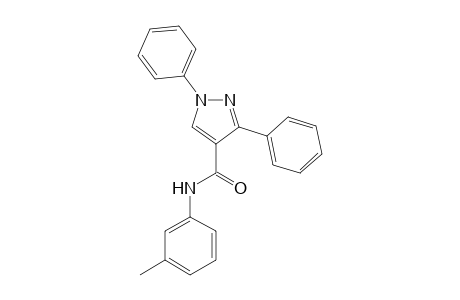 N-(3-methylphenyl)-1,3-diphenyl-4-pyrazolecarboxamide