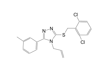4-allyl-3-[(2,6-dichlorobenzyl)sulfanyl]-5-(3-methylphenyl)-4H-1,2,4-triazole
