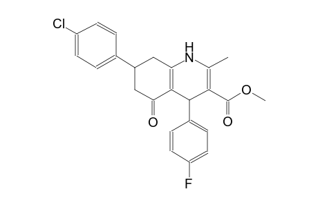 3-quinolinecarboxylic acid, 7-(4-chlorophenyl)-4-(4-fluorophenyl)-1,4,5,6,7,8-hexahydro-2-methyl-5-oxo-, methyl ester