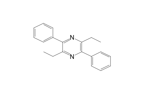 Pyrazine,2,5-diethyl-3,6-diphenyl