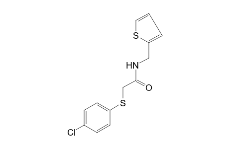 2-[(p-chlorophenyl)thio]-N-(2-thenyl)acetamide