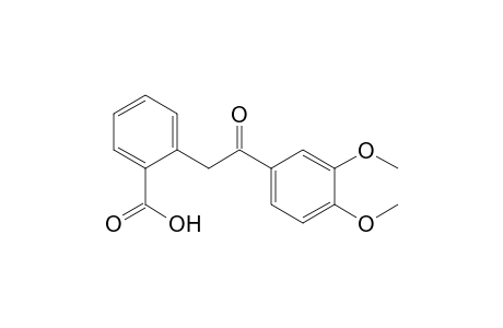 2-[2-(3,4-dimethoxyphenyl)-2-keto-ethyl]benzoic acid