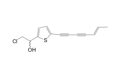 XANTHOPAPPIN_B;5-(2-CHLORO-1-HYDROXYETHYL)-2-(E)-5-ENE-HEPT-5-ENE-1,3-DIYNYLTHIOPHENE