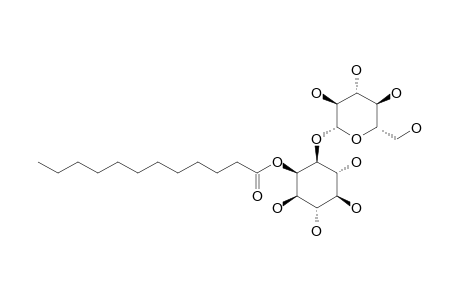 LANCEOLITOL_B1;D-MY-INOSITOL-2-O-DODECANOYL-1-O-BETA-D-GLUCOPYRANOSIDE