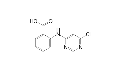 N-(6-chloro-2-methyl-4-pyrimidinyl)anthranilic acid