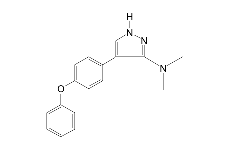 3-(DIMETHYLAMINO)-4-(p-PHENOXYPHENYL)PYRAZOLE
