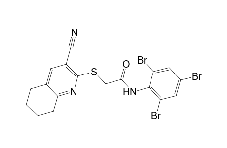acetamide, 2-[(3-cyano-5,6,7,8-tetrahydro-2-quinolinyl)thio]-N-(2,4,6-tribromophenyl)-
