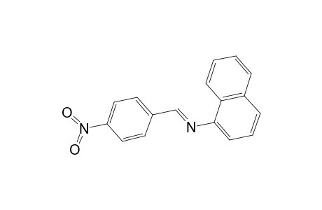 1-Naphthalenamine, N-[(4-nitrophenyl)methylene]-