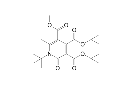 1-tert-Butyl-2-keto-6-methyl-pyridine-3,4,5-tricarboxylic acid O3,O4-ditert-butyl ester O5-methyl ester