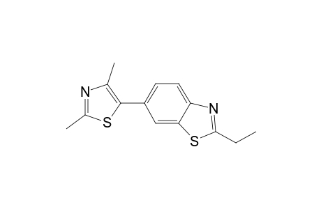 Benzothiazole, 6-(2,4-dimethyl-5-thiazolyl)-2-ethyl-