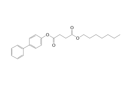 Succinic acid, 4-biphenyl heptyl ester