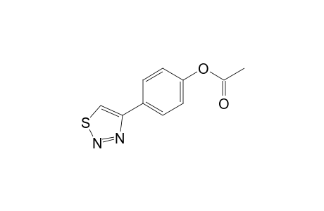 p-(1,2,3-Thiadiazol-4-yl)phenol, acetate