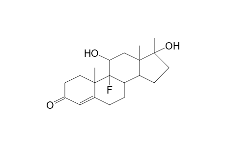 11-.beta.,17-.beta.-Dihydroxy-9-.alpha.-fluoro-17-.alpha.-methyl-4-androster-3-one