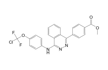 4-[4-[4-[chloro(difluoro)methoxy]anilino]-1-phthalazinyl]benzoic acid methyl ester