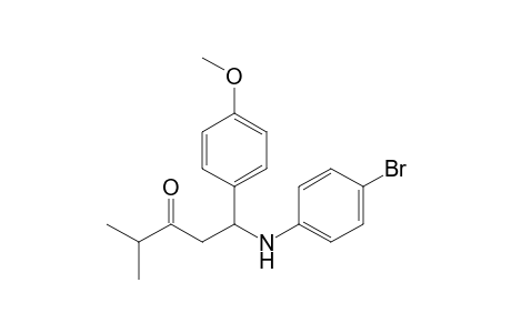 N-{-[.alpha.-(Isopropylcarbonyl)methyl]-4'-methoxybenzyl}-4-bromoaniline