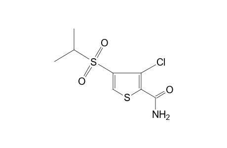 3-chloro-4-(isopropylsulfonyl)-2-thiophenecarboxamide