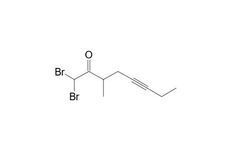 1,1-Dibromo-3-methyl-5-octyn-2-one