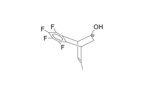 5-HYDROXY-7-METHYL-2,3-TETRAFLUOROBENZOBICYCLO[2.2.2]OCTA-2,7-DIEN-5-YL CATION