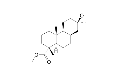 Methyl-(8-alpha-H)-13-beta-hydroxy-13-alpha-methylpodocarpan-18-oate